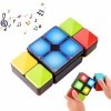 Pup Go Cube Magique électronique avec Musique et lumières colorées pour Adolescents et Enfants, Jeu de Puzzle Fantaisie, Joue