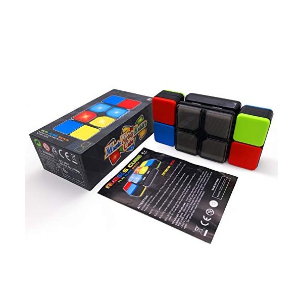 Pup Go Cube Magique électronique avec Musique et lumières colorées pour Adolescents et Enfants, Jeu de Puzzle Fantaisie, Joue