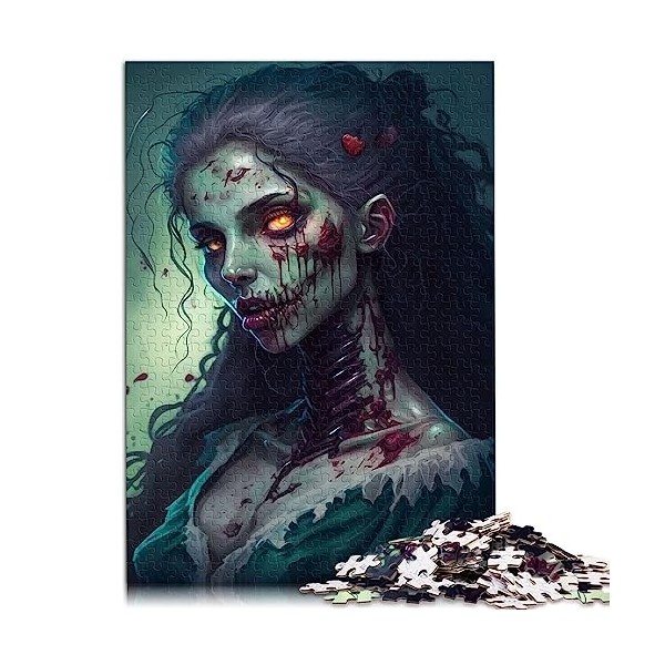 Magic Undead Woman Puzzle de 1000 pièces pour Adultes Puzzle en Bois pour Femmes et Hommes 50 x 75 cm