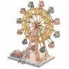 Toyvian 1 Jeu Puzzle 3D De La Grande Roue Modèle De Grande Roue Bricolage Mécanique Jouet Grande Roue Casse-tête Grande Roue 