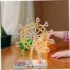 Toyvian 1 Jeu Puzzle 3D De La Grande Roue Modèle De Grande Roue Bricolage Mécanique Jouet Grande Roue Casse-tête Grande Roue 