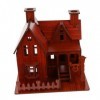 Toyvian 1 Pc Casse-tête Maison 3D Casse-tête De La Maison De Noël Kits De Construction De Modèles De Bricolage Puzzles De Con