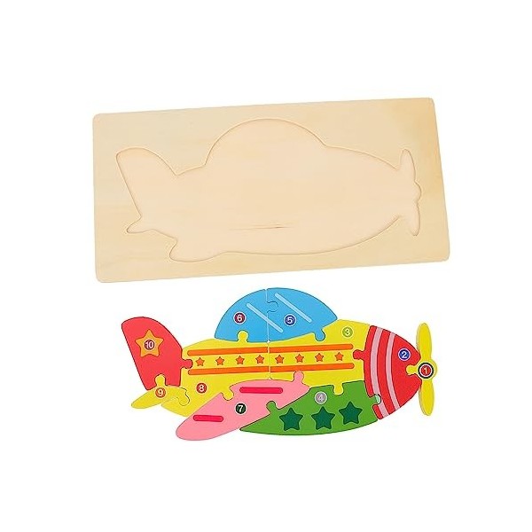ERINGOGO 3 Ensembles De Puzzle De Bloc Stéréo Puzzles pour Enfants Jouets De Développement davion Jeux De Puzzle pour Bébé P