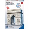 Ravensburger - Puzzle 3D Building - Arc de Triomphe - A partir de 8 ans - 216 pièces numérotées à assembler sans colle - Acce