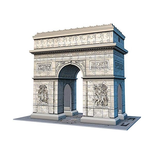 Ravensburger - Puzzle 3D Building - Arc de Triomphe - A partir de 8 ans - 216 pièces numérotées à assembler sans colle - Acce