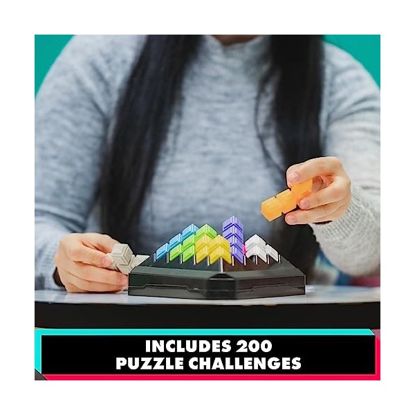 Learning Resources Kanoodle Pyramid Brain & Logic Challenge Game, Jeux Enfants, 200 Puzzles en 2D et 3D, 7 Ans et Plus, EI-30