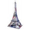 Ravensburger - 12580 - Puzzle 3D - Tour Eiffel Flag - 216 Pièces