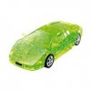 Herpa- Lamborghini Puzzle Fun 3D 80657065-Lamborghini Murciélago, Vert Transparent, 80657065