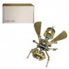 Fabroz Puzzle 3D en métal Steampunk Insecte - Modèle de construction - Petite abeille 3D - Puzzle en métal - Montage DIY - Jo