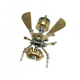 Fabroz Puzzle 3D en métal Steampunk Insecte - Modèle de construction - Petite abeille 3D - Puzzle en métal - Montage DIY - Jo