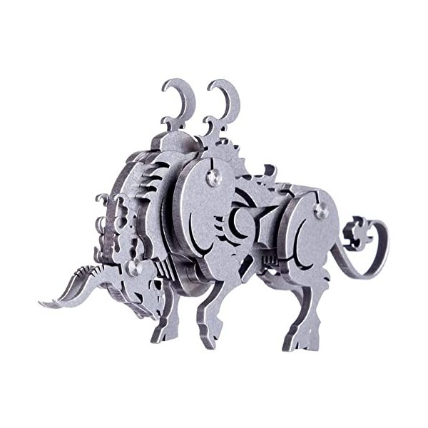 3D Metal Puzzle Vache Bricolage Assemblez Modèle Détachable Kit dacier Jigsaw pour Les Enfants Et Les Adultes