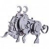 3D Metal Puzzle Vache Bricolage Assemblez Modèle Détachable Kit dacier Jigsaw pour Les Enfants Et Les Adultes