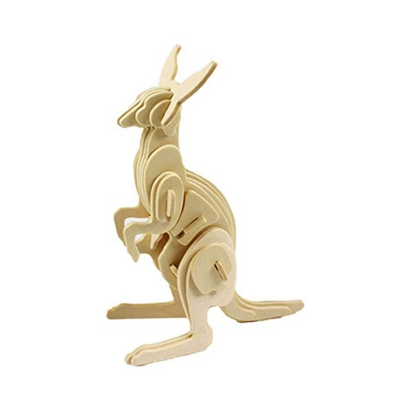 HIZQ Puzzles 3D en Bois, Animaux 3D Bricolage Assemblée Modèle, Jouet Éducatif pour Enfants Et Adultes, 3 Pièces,Spider