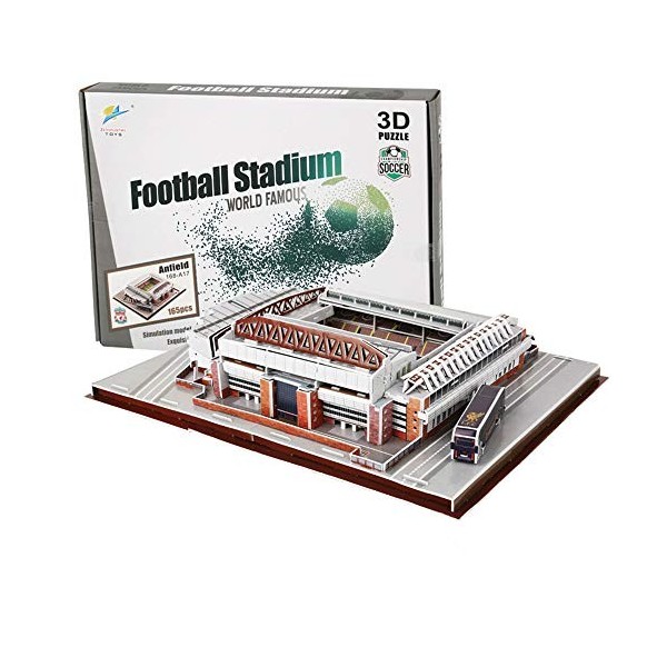 NP 3D Jigsaw Puzzle Anfield Stadium famosi del mondo Stadio Casa e Ufficio Decorazione Il Souvenir Preferito per Livrepool Fa