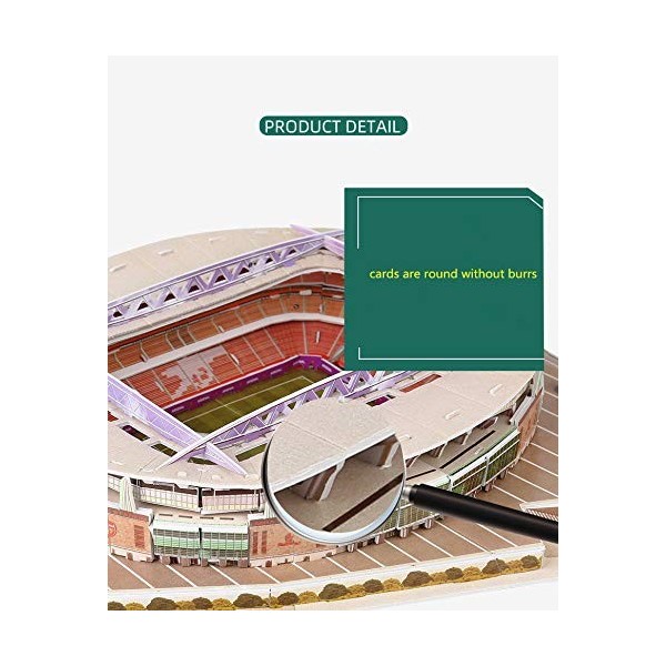 NP 3D Jigsaw Puzzle Anfield Stadium famosi del mondo Stadio Casa e Ufficio Decorazione Il Souvenir Preferito per Livrepool Fa