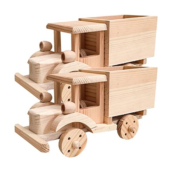 STOBOK 2 Ensembles De Puzzles 3D en Bois pour Enfants Kits De Modèles De Bricolage Projets Éducatifs pour Filles Et Garçons D