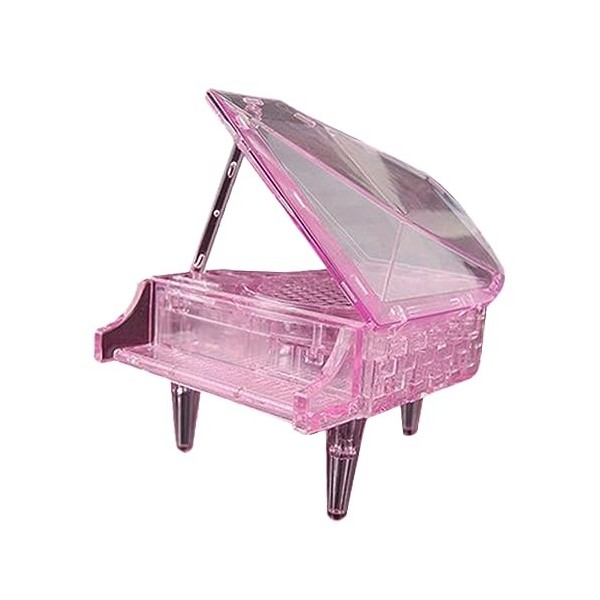 DIKACA Modèle De Puzzle Jouets Jouet Éducatif De Piano Puzzle De Cristal 3D Jouet Mini-Piano Jeu De Puzzle 3D Jouet De Rensei