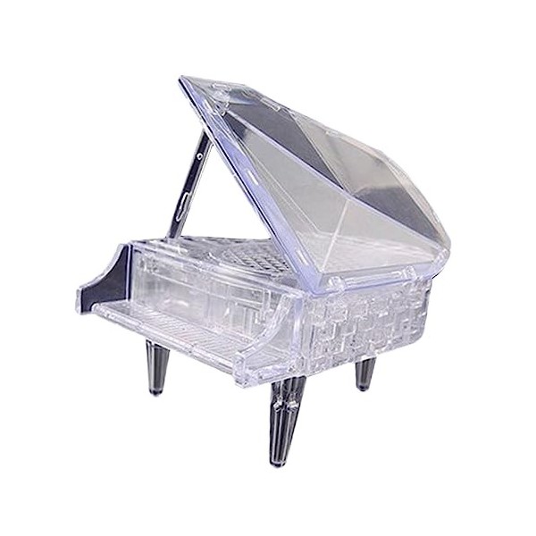 DIKACA Modèle De Puzzle Jouets Jouet Éducatif De Piano Puzzle De Cristal 3D Jouet Mini-Piano Jeu De Puzzle 3D Jouet De Rensei