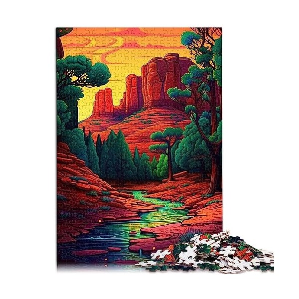 Puzzle en Bois pour Adultes, 1000 pièces, Pieuvre colorée, Puzzle pour Famille ou Enfants, 50x75 cm