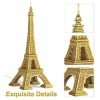 Piececool Puzzle 3D en Metal pour Adulte -Tour Eiffel 22cm Maquette Metal Model Kit Maquette Métal Construction Metallique Ki