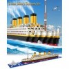 HYG Toys Titanic Micro Mini Building Blocks Set, 1860 pièces Titanic - Briques de modélisation - Puzzle 3D - Jouet éducatif -