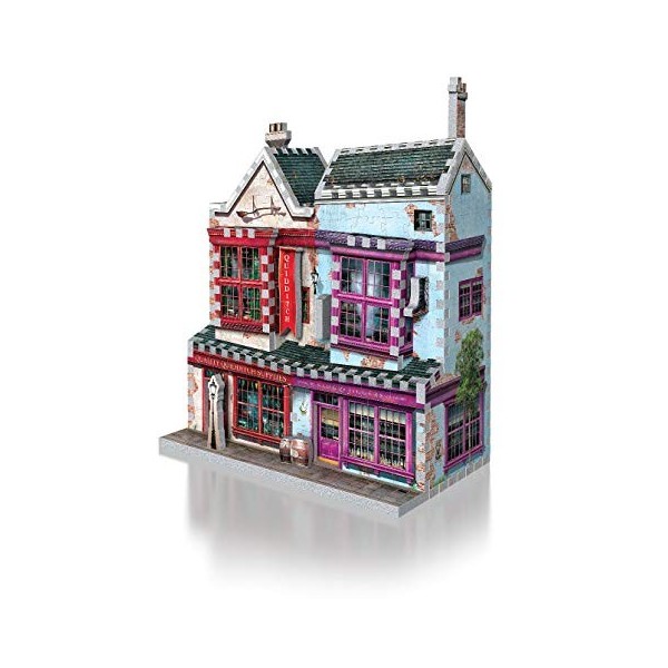 Wrebbit3D , Diagon Alley Collection: Quidditch Supplies & Slug & Jiggers 305pc , 3D Puzzle , Ages 14+