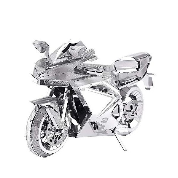 Piececool Puzzle 3D en Metal pour Adulte-Moto DIY Kit Adulte Maquette Adulte Construction Metallique Kit Puzzle 3D Metal DIY 