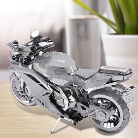 Piececool Puzzle 3D en Metal pour Adulte-Moto DIY Kit Adulte Maquette Adulte Construction Metallique Kit Puzzle 3D Metal DIY 