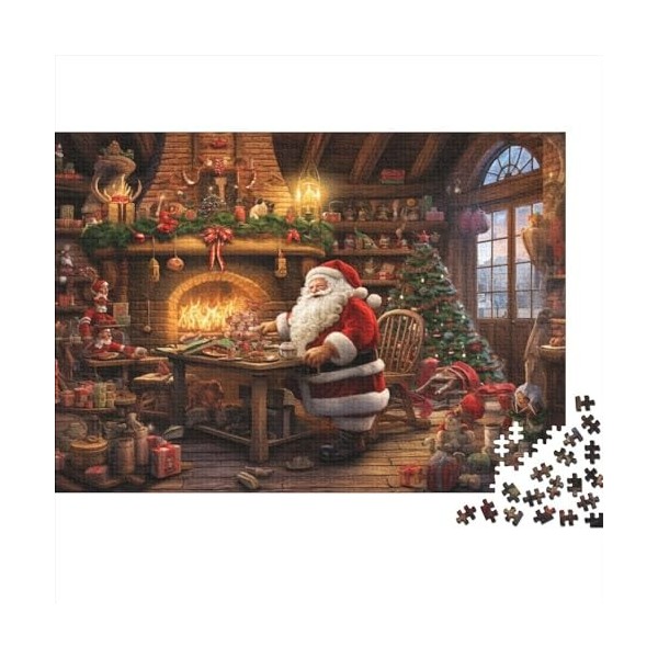 Christmas Puzzle 1000 Pièces Adulte Counting Cabins Puzzle Salon Mur Art Creative Graffiti Hdpictures Décor À La Maison 1000p