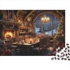 Christmas Puzzle 1000 Pièces Adulte Counting Cabins Puzzle Salon Mur Art Creative Graffiti Hdpictures Décor À La Maison 1000p