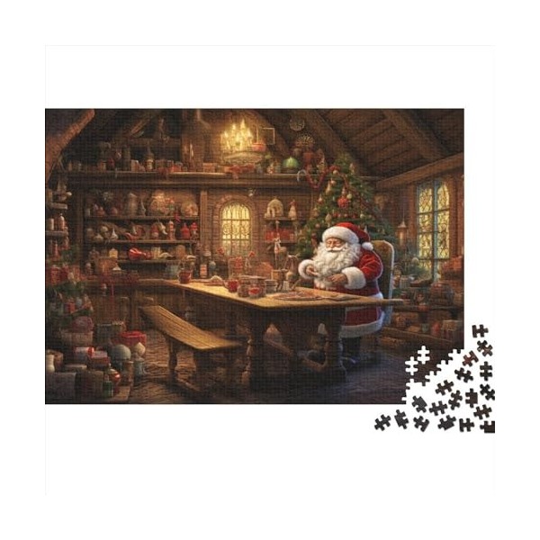 Christmas Puzzle 1000 Pièces Adulte Counting Cabins Puzzle Salon Mur Art Creative Graffiti Hdpictures Décor À La Maison 1000p