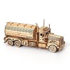 Cuteefun Maquette en Bois a Construire Camion Citerne, Puzzle 3D Bois, Jeu de Construction en Bois Adulte, Cadeaux pour Garço