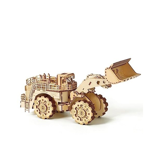 Cuteefun Maquette en Bois a Construire Camion Citerne, Puzzle 3D Bois, Jeu de Construction en Bois Adulte, Cadeaux pour Garço