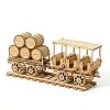 Cuteefun Maquette en Bois a Construire Camion Citerne, Puzzle 3D Bois, Jeu de Construction en Bois Adulte, Cadeaux pour Garço