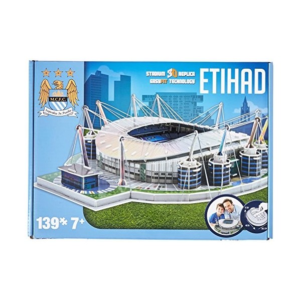 NANOSTAND- Stade National Soccer Club Manchester City Etihad Stadium Puzzle Multicolore Taille 1, 3745