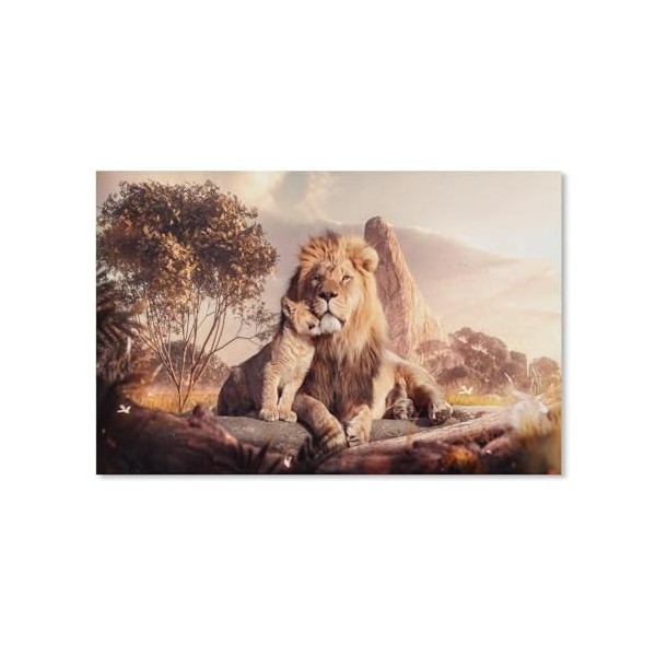 Puzzles Enfants Adultes 1000 Pièces，Lézard Vert, Bokeh，Artisanat Cadeau Famille Puzzle Classique 3D Puzzle Jouet en Bois Cade