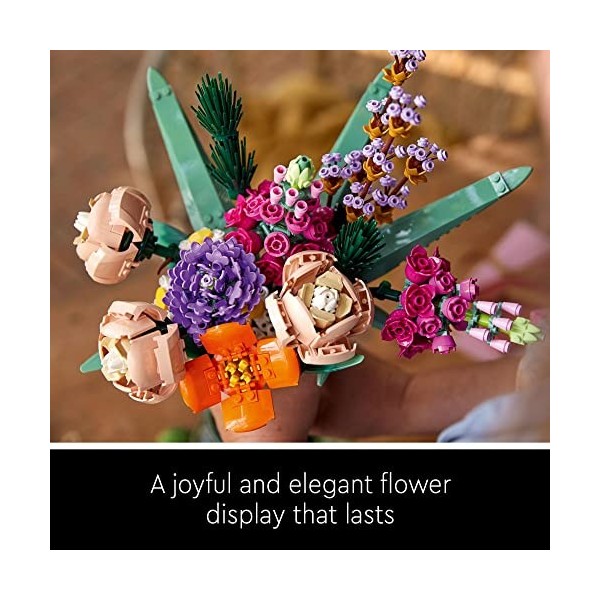 LEGO - Flower Bouquet - 10280 - 2021 - Kit de Construction - Un Bouquet de Fleurs Unique et Un Projet créatif pour Adulte - 7