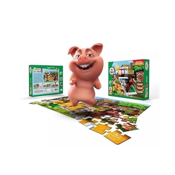 Profit Puzzle Animal 3D - Puzzle 4D pour Enfants, Faites Le Puzzle, Choisissez lanimal de la Ferme Que Vous préférez et il p
