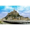 YANCONG Puzzle Adulte 500 Pièces, Puzzle 3D Mont Saint-Michel sous Ciel Bleu Cadeaux Uniques Décoration dart Mural Bricolage