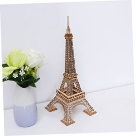 Toyvian Casse-tête Éducatif Maison De Puzzle De Noël DIY Puzzle 3D pour Adultes Scie Sauteuse Jouets Déveil Puzzles pour Adu