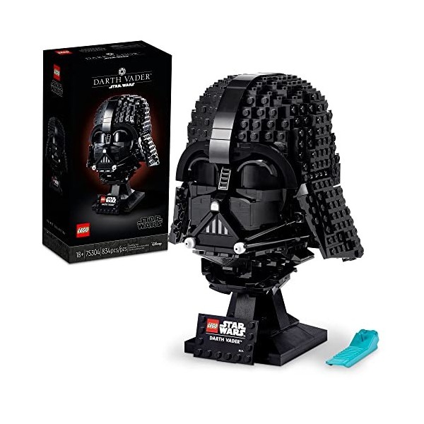 LEGO Star Wars Darth Vader Helmet 75304 Collectible Building Toy, New 2021 834 Pieces 
