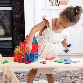 Magna-Tiles Clear Colors 100 Piece Set