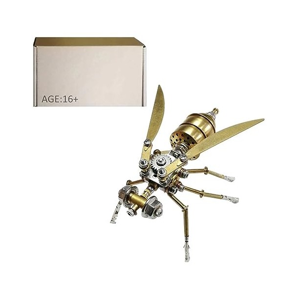 GOUX Puzzle 3D en métal - Modèle 3D - Puzzle 3D pour adultes - 100 pièces - Modèle en métal - Bricolage - Artisanat pour adul