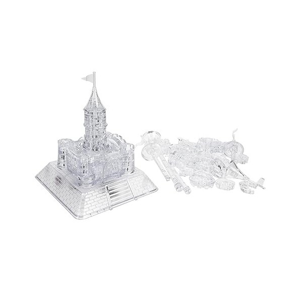 1 Jeu Casse-tête du château de Cristal Puzzle 3D pour Adultes Jouets de Sport pour Enfants Jouet Adulte scie sauteuse Puzzle 