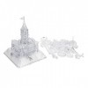 1 Jeu Casse-tête du château de Cristal Puzzle 3D pour Adultes Jouets de Sport pour Enfants Jouet Adulte scie sauteuse Puzzle 