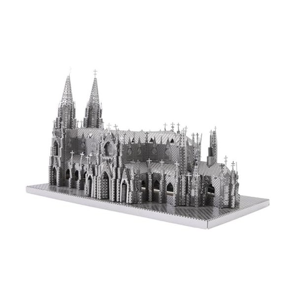 Puzzle 3D en Metal pour Adulte Adolescents, Kit de Modélisme en Cathédrale Saint-Patrick, New York, Découpé Au Laser en Puzzl