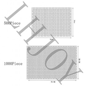 LHJOY Puzzle 3D Adulte 1000 pieceBorder Collie Chien Animal Cadeau de Vacances Cadeau danniversaire 75x50cm