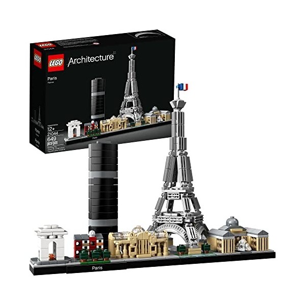LEGO Architecture Skyline Collection 21044 Paris Skyline Building Kit With Eiffel Tower Model and other Paris City
