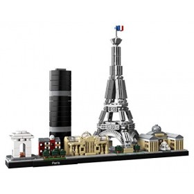 LEGO Architecture Skyline Collection 21044 Paris Skyline Building Kit With Eiffel Tower Model and other Paris City