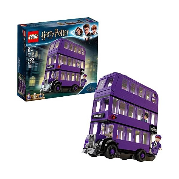 LEGO Harry Potter and The Prisoner of Azkaban Knight Bus 75957 Building Kit, New 2019 403 Pieces 